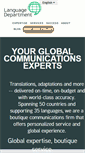 Mobile Screenshot of languagedepartment.net